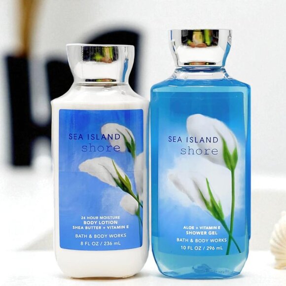 🆕Bath & Body Works Sea Island Shore Bundle/Lot - Picture 1 of 3